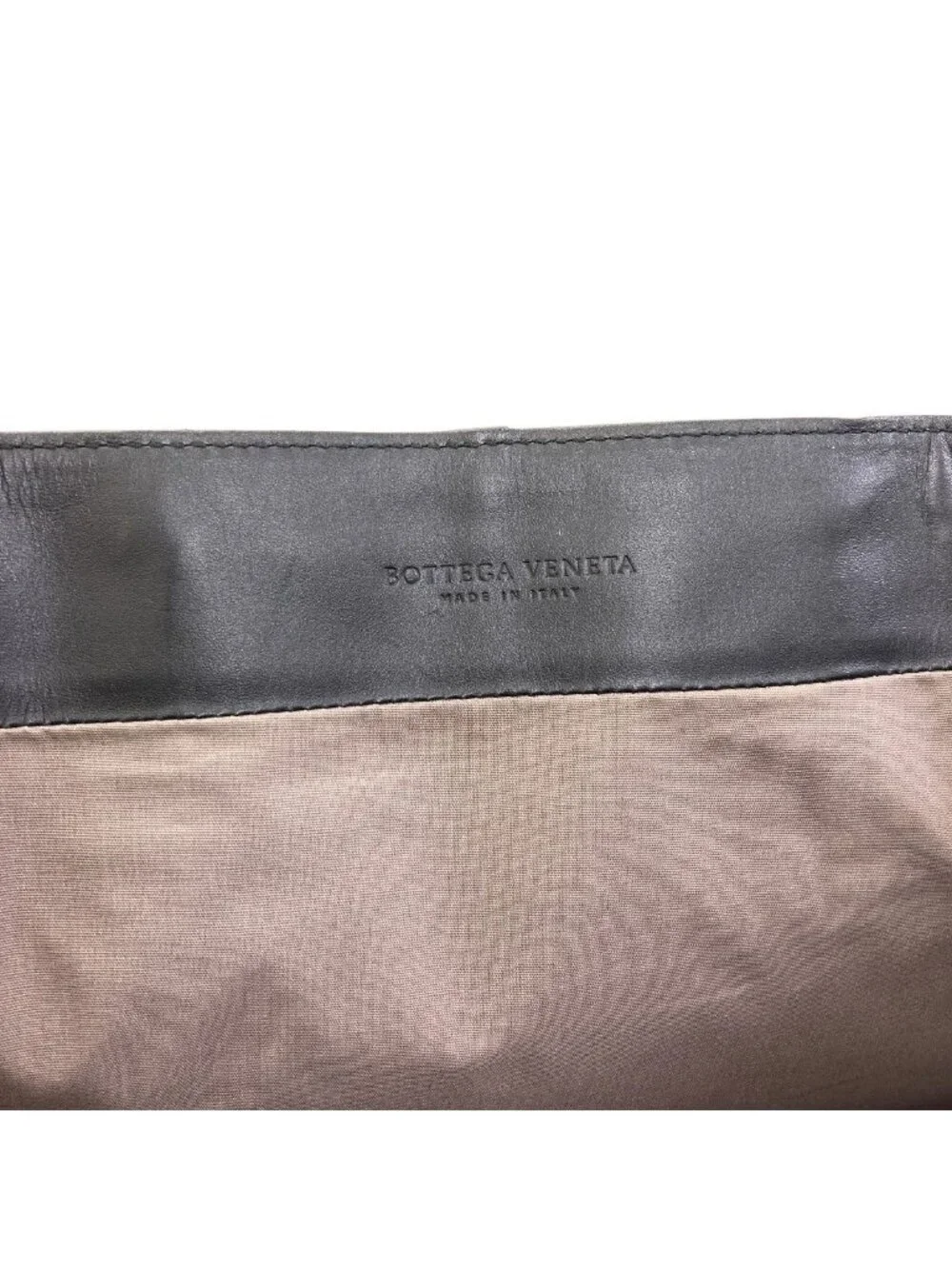 Bottega Veneta Simple Design Handbag Leather
